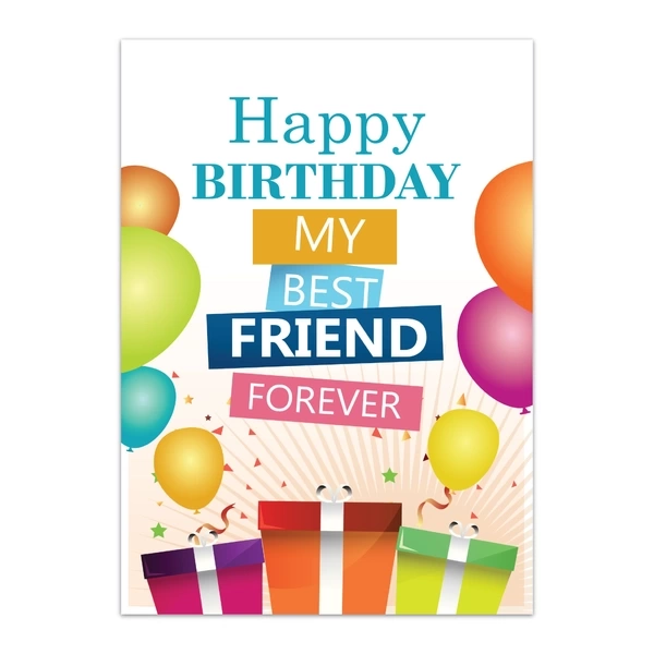 Friend Birthday Greeting Cards - GC FRI BIR 0016