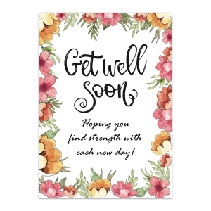 Get Well Soon Greeting Cards - GC GWS 0001