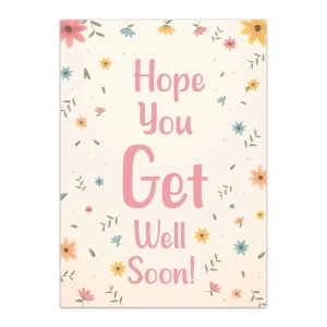 Get Well Soon Greeting Cards - GC GWS 0007