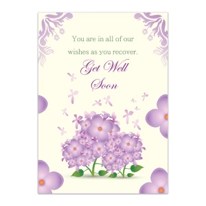 Get Well Soon Greeting Cards - GC GWS 0009