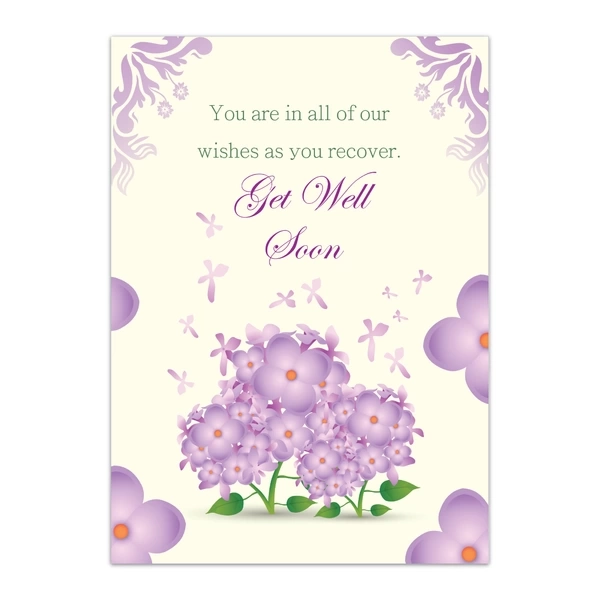 Get Well Soon Greeting Cards - GC GWS 0009