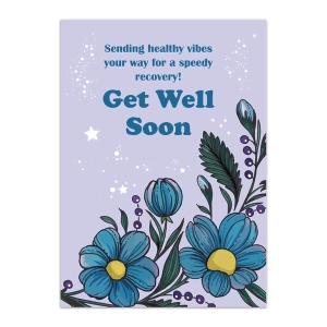 Get Well Soon Greeting Cards - GC GWS 0010