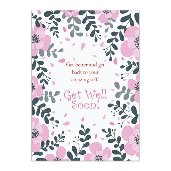 Get Well Soon Greeting Cards - GC GWS 0012