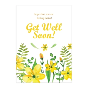 Get Well Soon Greeting Cards - GC GWS 0013