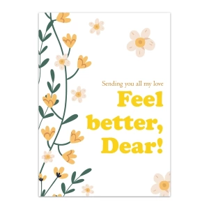 Get Well Soon Greeting Cards - GC GWS 0014
