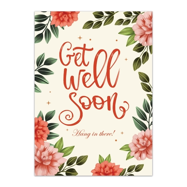 Get Well Soon Greeting Cards - GC GWS 0017