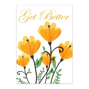 Get Well Soon Greeting Cards - GC GWS 0019