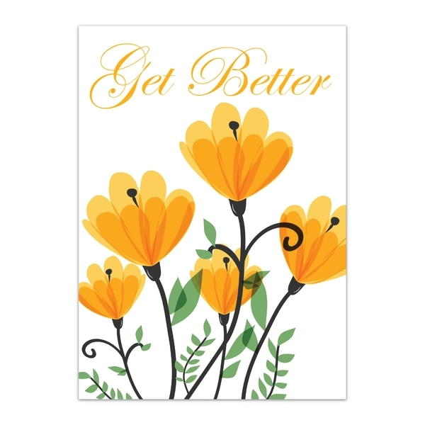 Get Well Soon Greeting Cards - GC GWS 0019