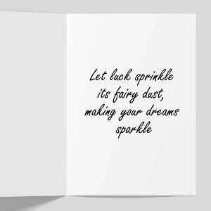Good Luck Greeting Cards 2 GC Good Luck Inner 0015