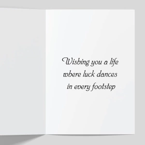 Good Luck Greeting Cards 2 GC Good Luck Inner 0016