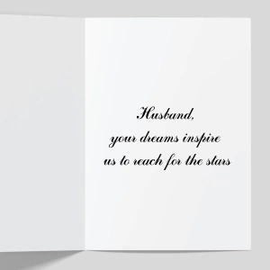 Husband Happy Birthday Greeting Cards 2 GC HUS INNER 0014