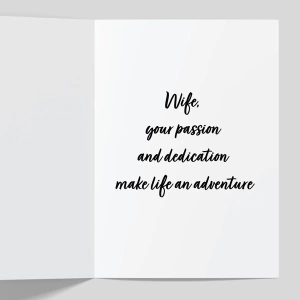 Wife Happy Birthday Greeting Cards 2 GC WIF INNER 0023