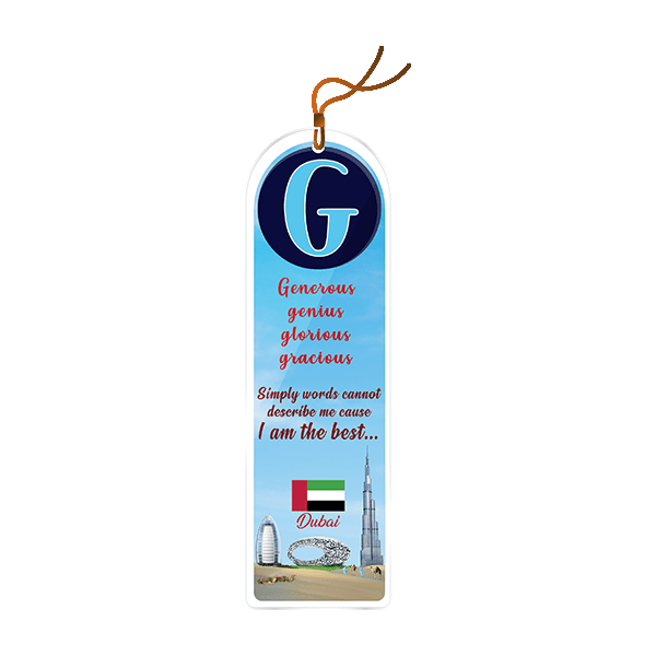 Bookmarks - BK Letter G