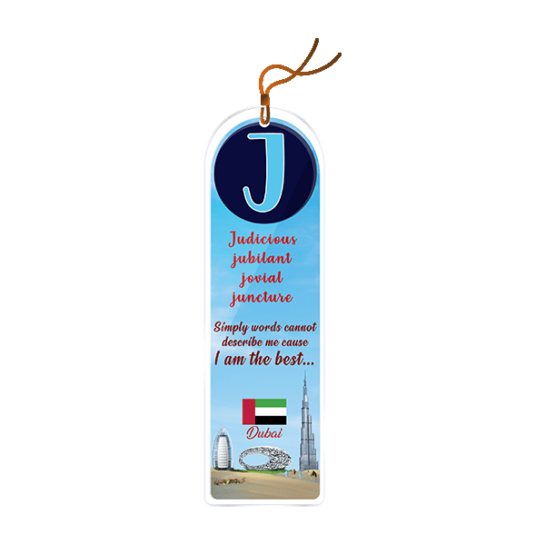 Bookmarks - BK Letter J