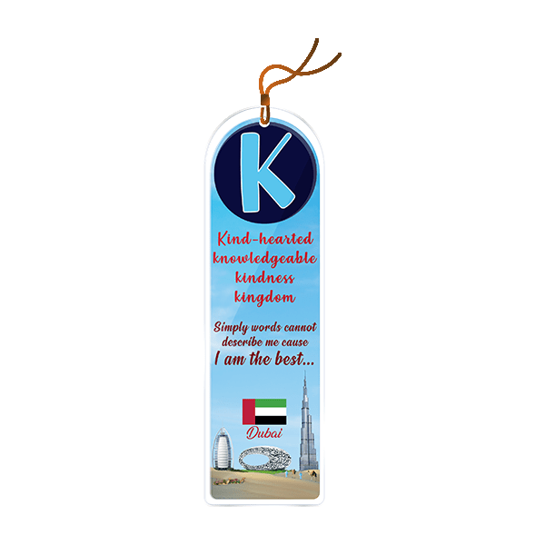Bookmarks - BK Letter K