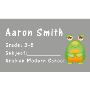 Book Label 063