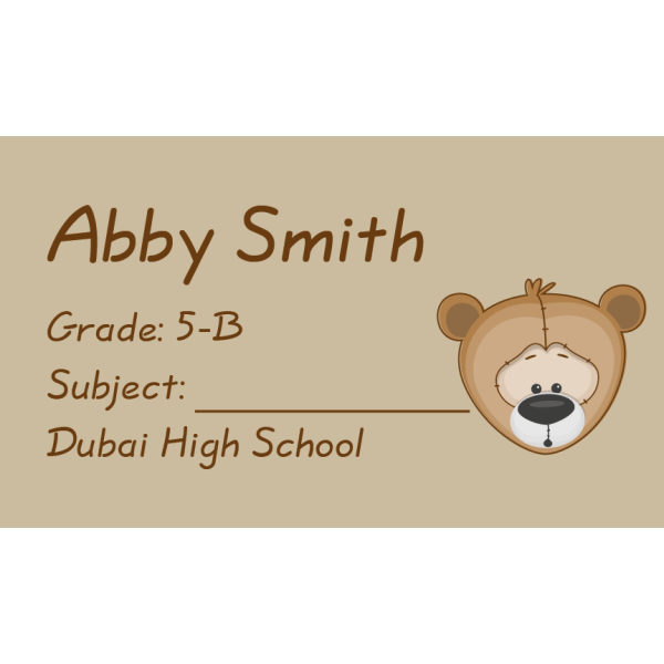 Book Label 071