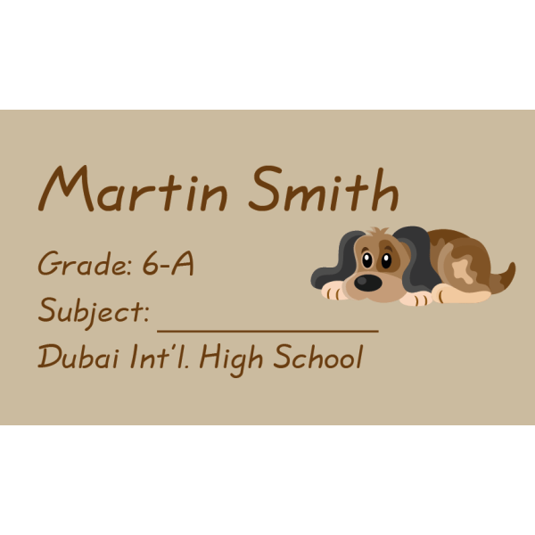Book Label 072