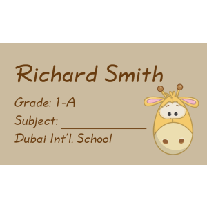 Book Label 074