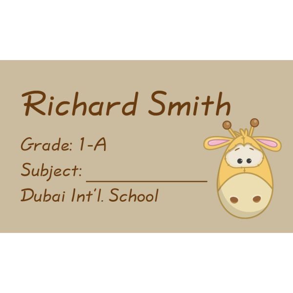 Book Label 074