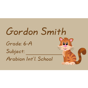 Book Label 075