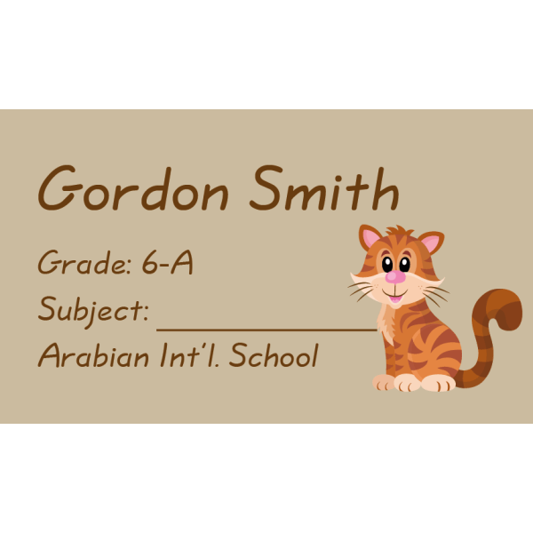 Book Label 075
