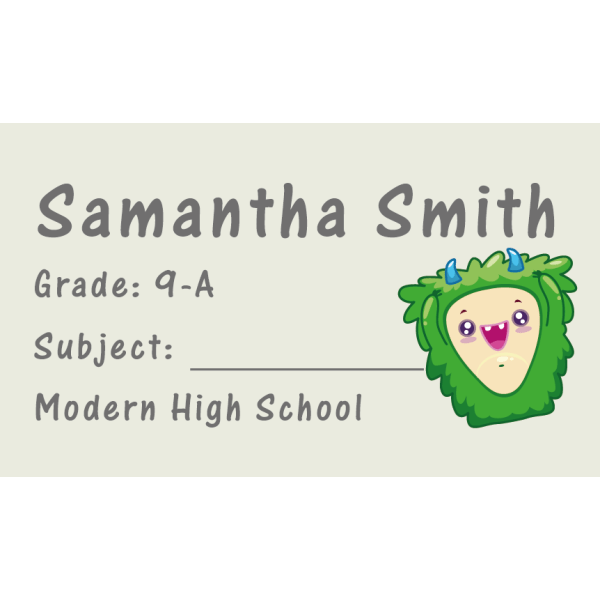 Book Label 087