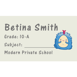 Book Label 090
