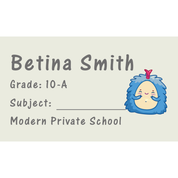 Book Label 090