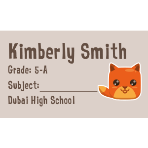 Book Label 102