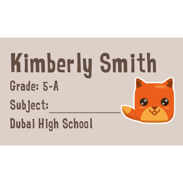 Book Label 102