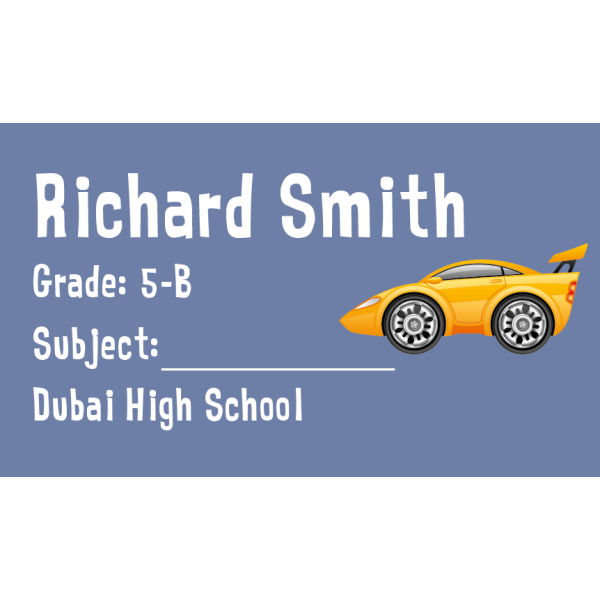Book Label 109