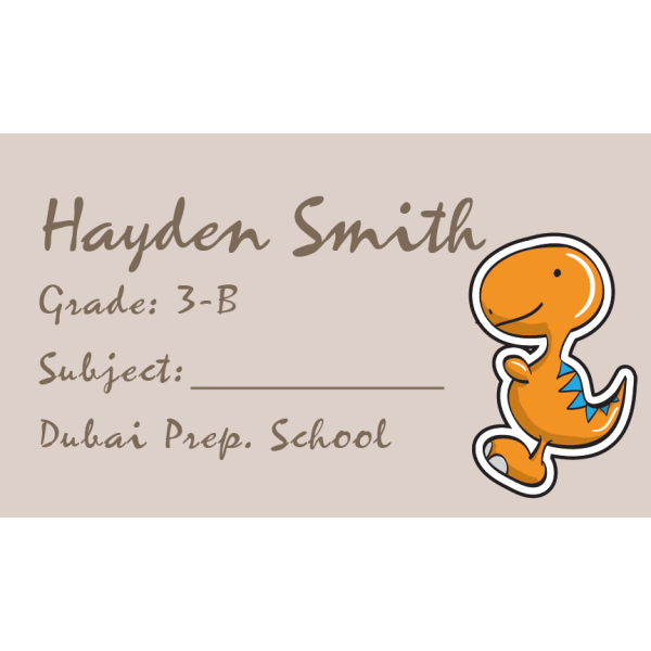 Book Label 118