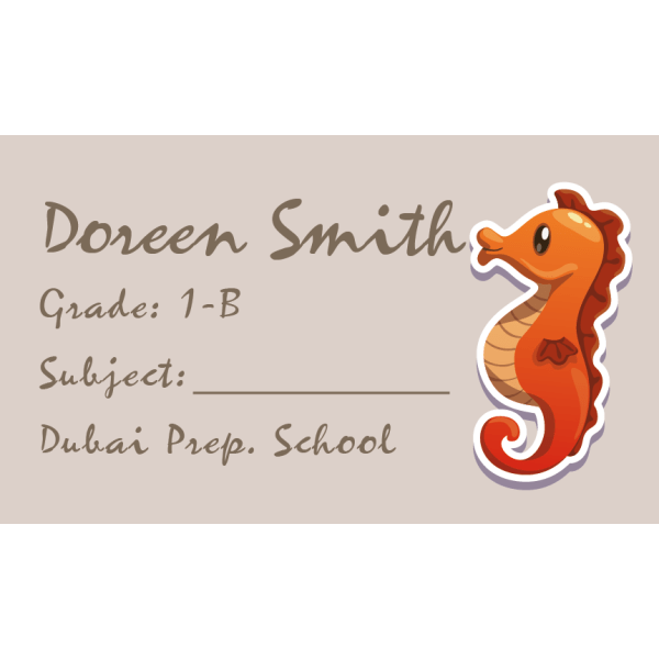 Book Label 119