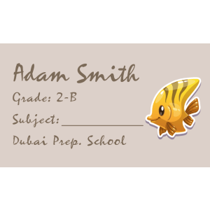 Book Label 120