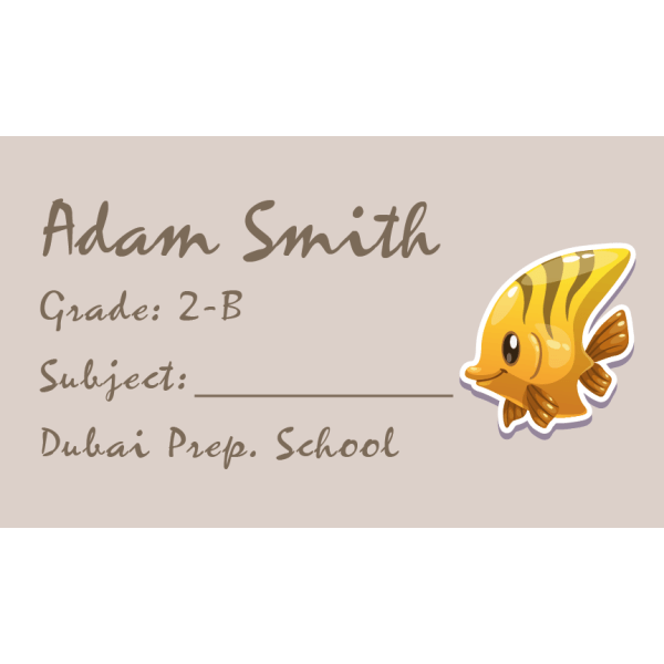 Book Label 120
