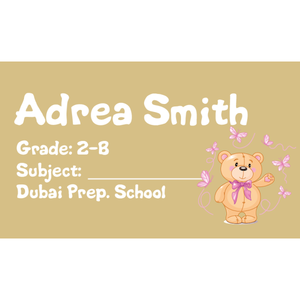 Book Label 121