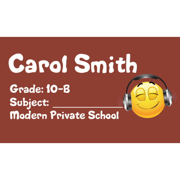 Book Label 127