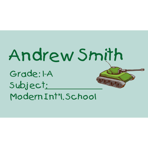 Book Label 137