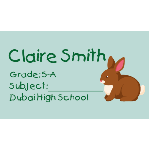 Book Label 139