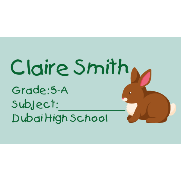 Book Label 139