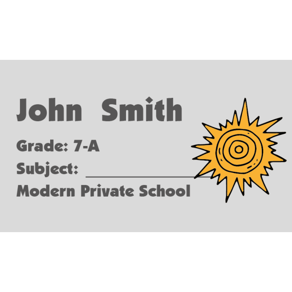 Book Label 144