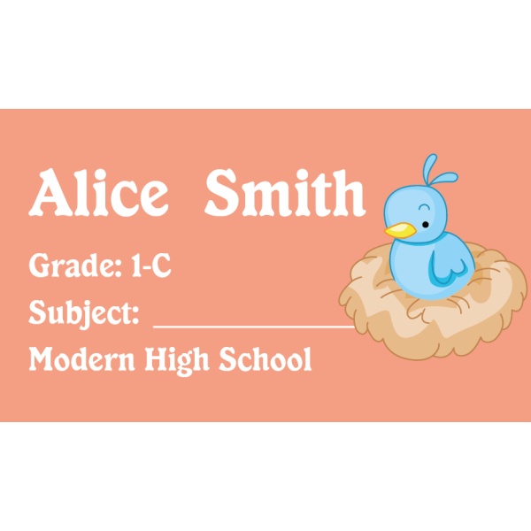 Book Label 150