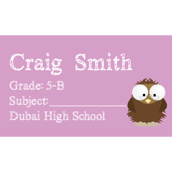Book Label 153