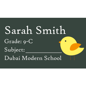 Book Label 168