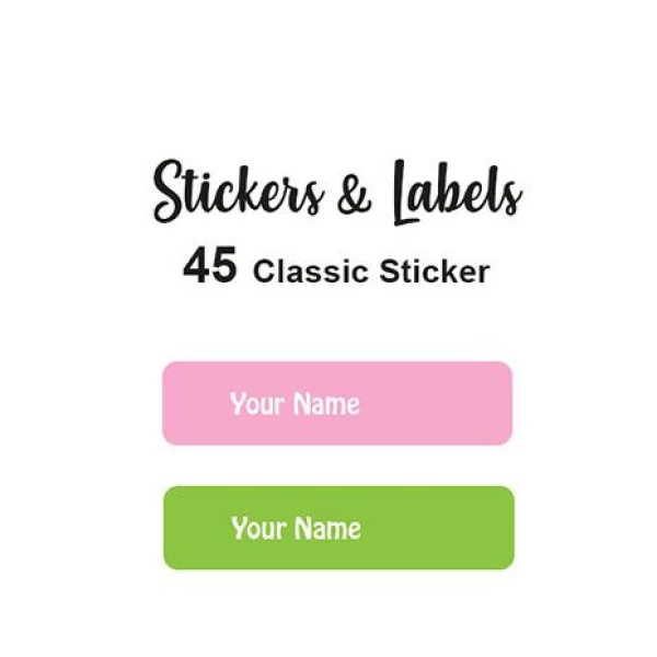 Classic Sticker 45pc