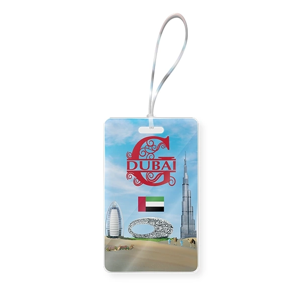 Dubai Baggage Tag Mockup G portrait - 007