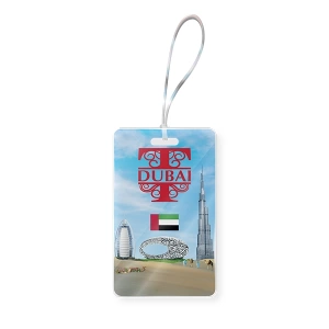 Dubai Baggage Tag Mockup T portrait - 020