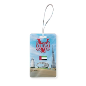 Dubai Baggage Tag Mockup V portrait - 022