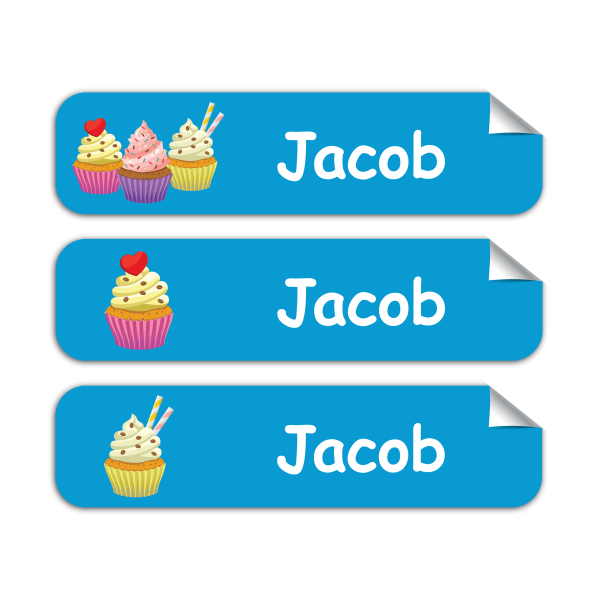 Sweet Ice Cream-Pack of 30 Large Waterproof Labels